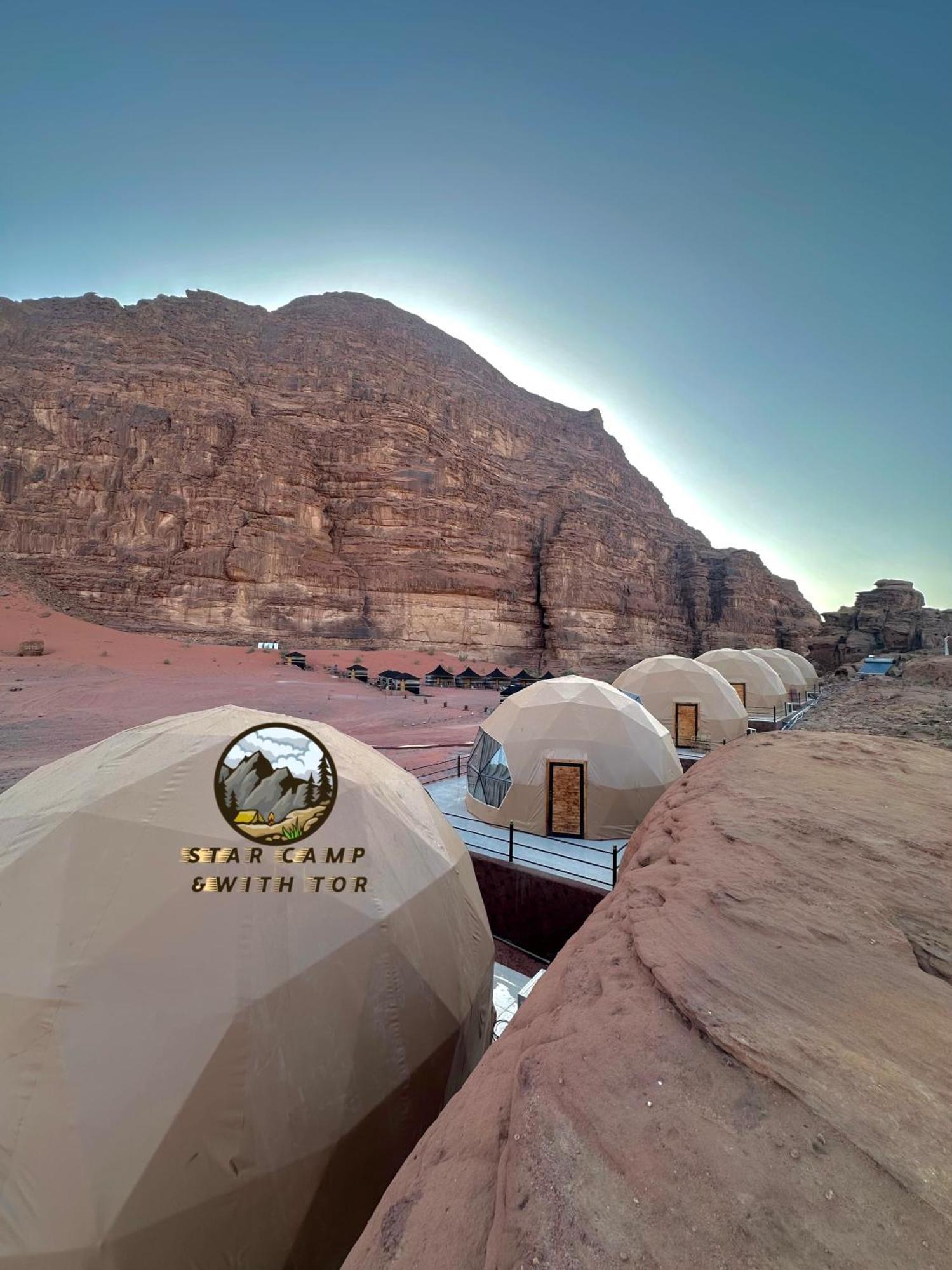 Star Camp & With Tor Hotel Wadi Rum Bagian luar foto