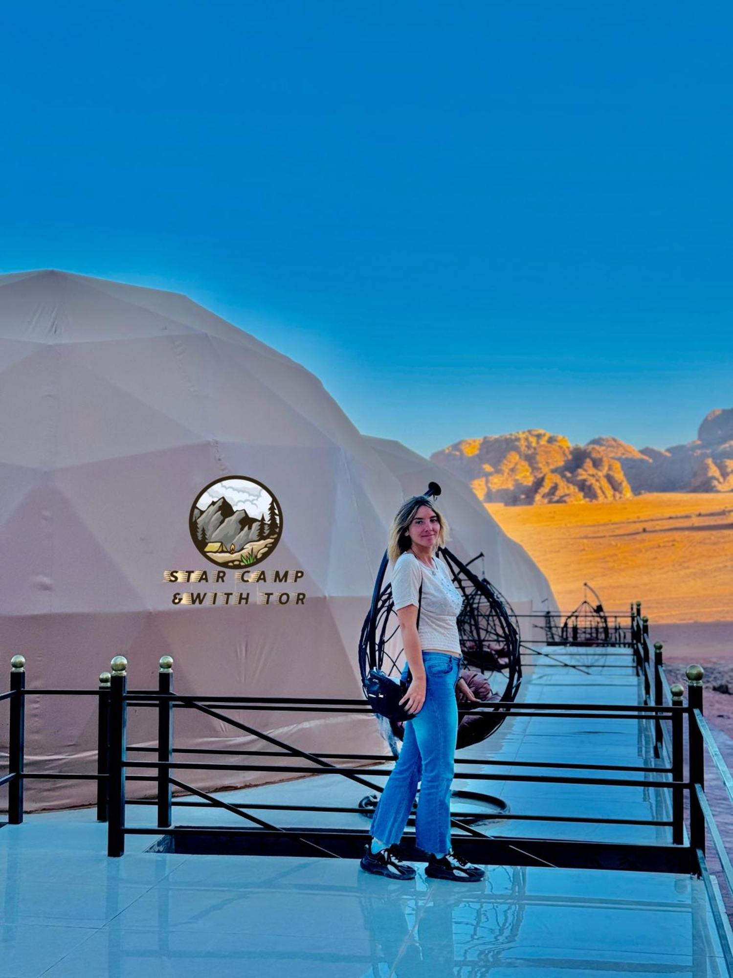 Star Camp & With Tor Hotel Wadi Rum Bagian luar foto
